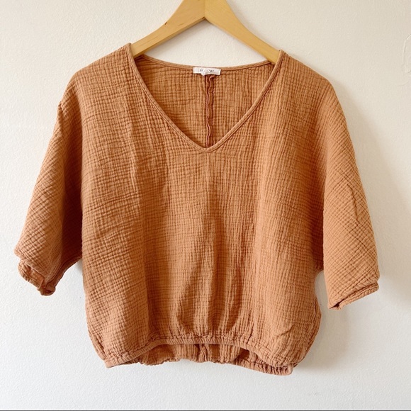 Suunday Tops - Suunday Gauze Dolman Top, XS